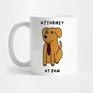 Attorney at Paw Mug